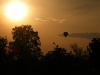 Повітряна куля на заході сонця